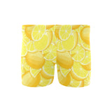 lemon pattern Men's Swimming Trunks