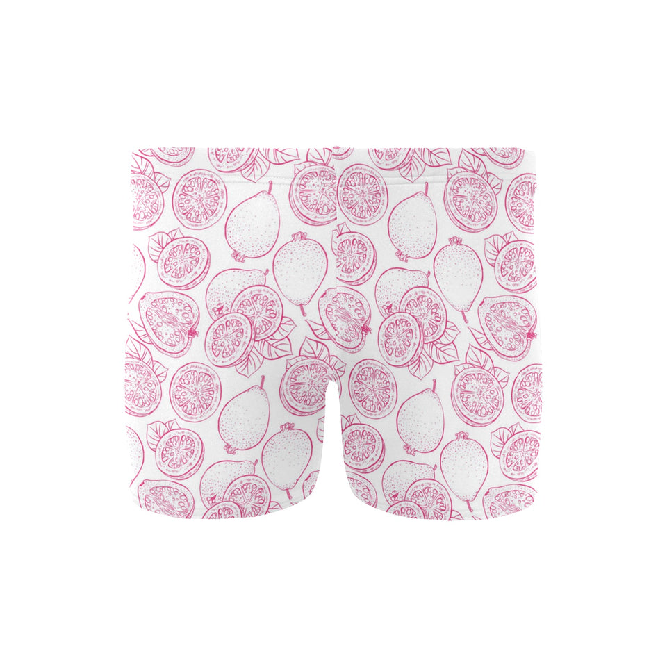 Sketch guava pattern Men's Swimming Trunks