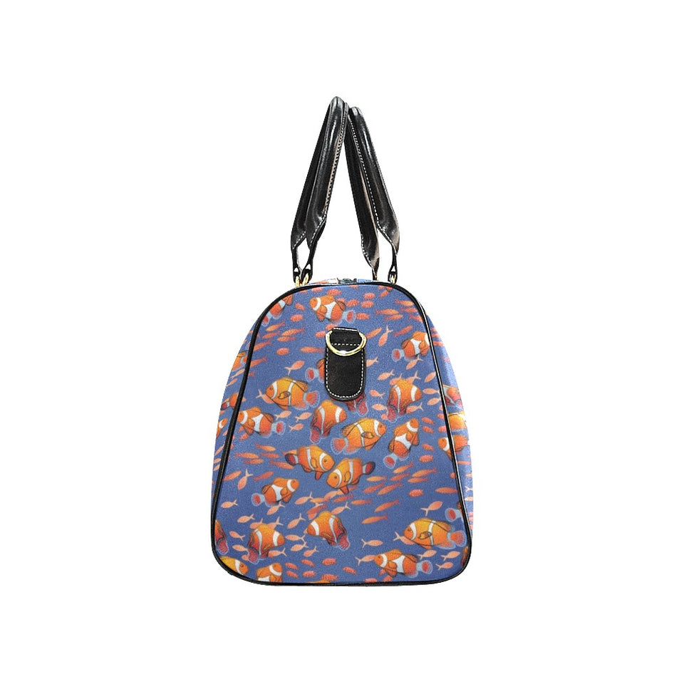 Clown Fish Pattern Print Design 04 Travel Bag