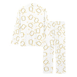 Bread Toast Pattern Print Design 01 Women's Long Pajama Set