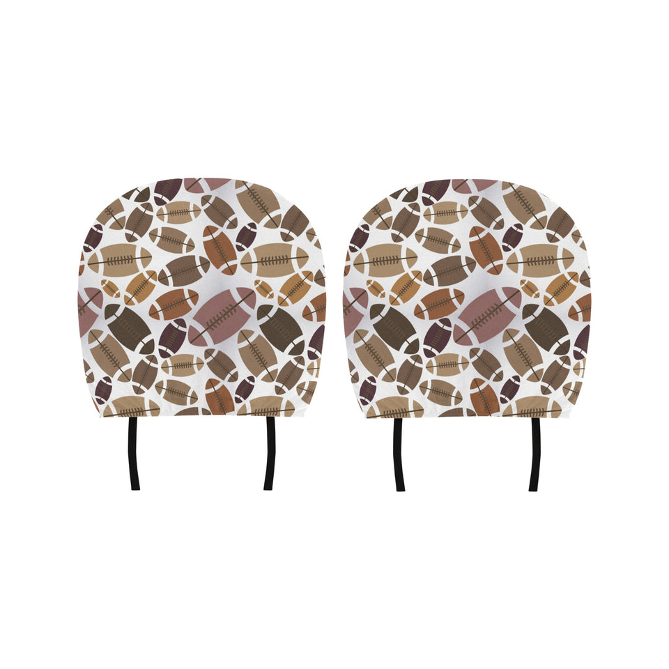 American football ball pattern Car Headrest Cover