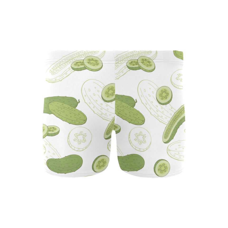 Cucumber sketch pattern Men's Swimming Trunks