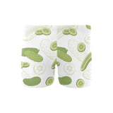 Cucumber sketch pattern Men's Swimming Trunks