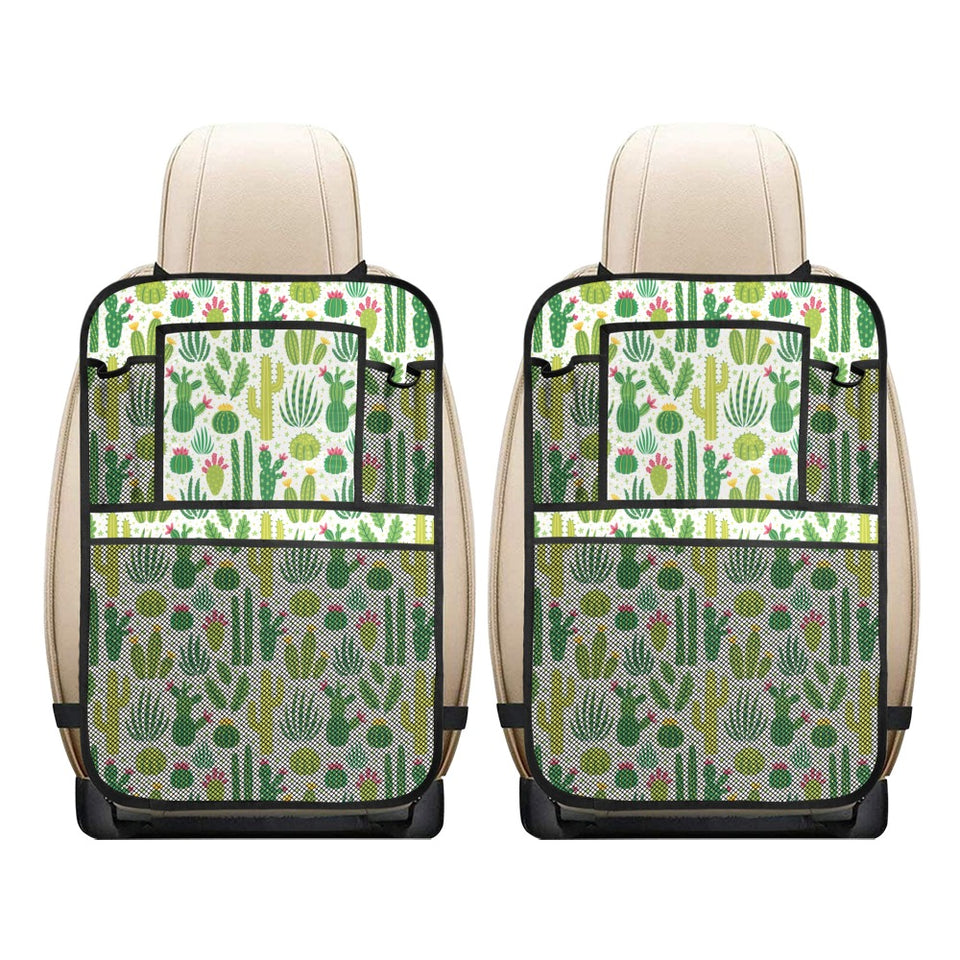 Cactus pattern copy Car Seat Back Organizer