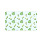 Durian pattern blue background Doormat