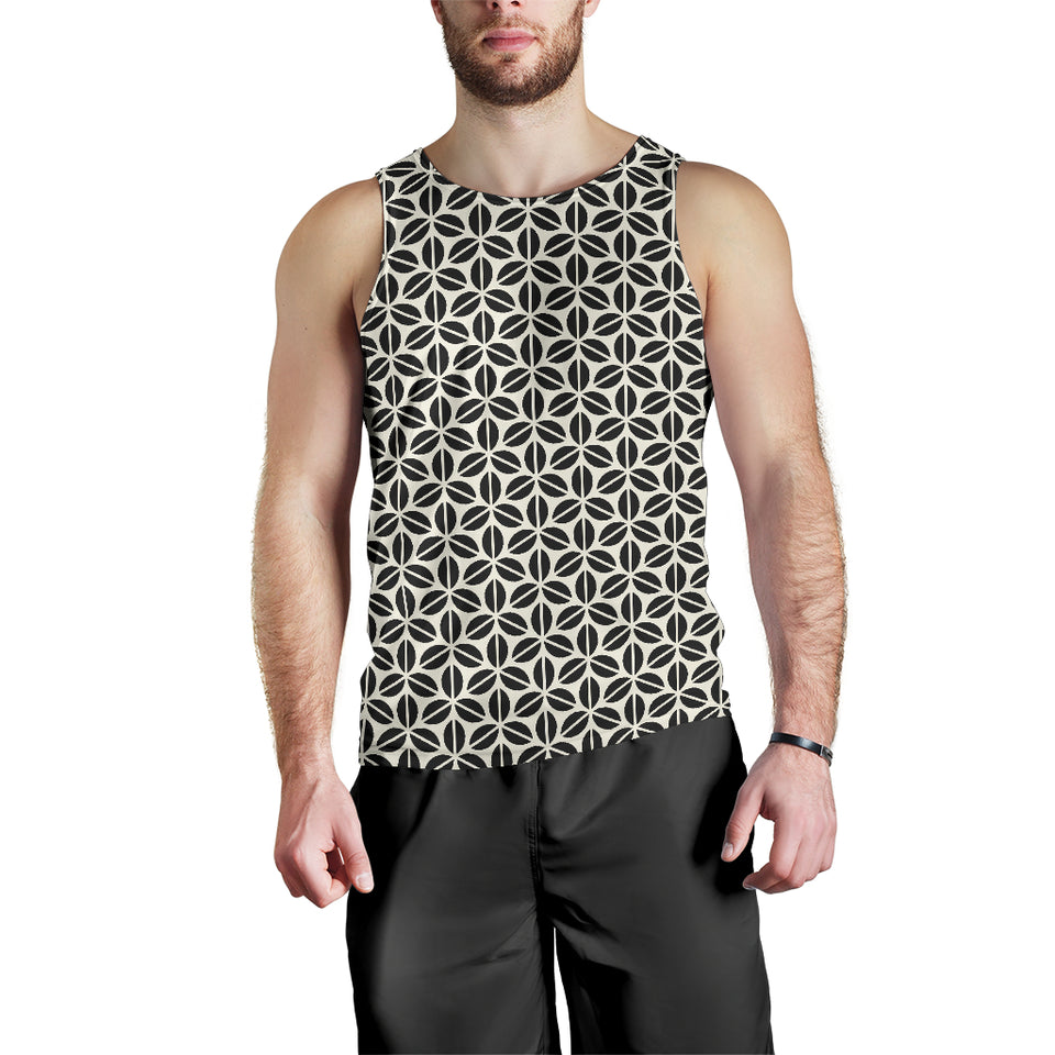 Coffee bean abstract modern pattern Men Tank Top