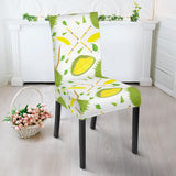 Durian Pattern Background Dining Chair Slipcover