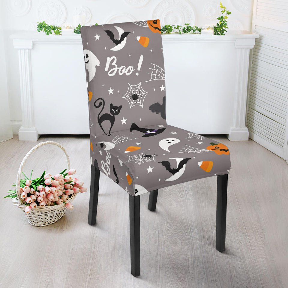 Halloween Design Pattern Dining Chair Slipcover