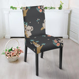 Cute Koala Pattern Dining Chair Slipcover