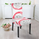Hand Drawn Dragon Fruit Dining Chair Slipcover