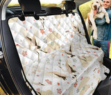 Beautiful Japanese Cranes Pattern Dog Car Seat Covers