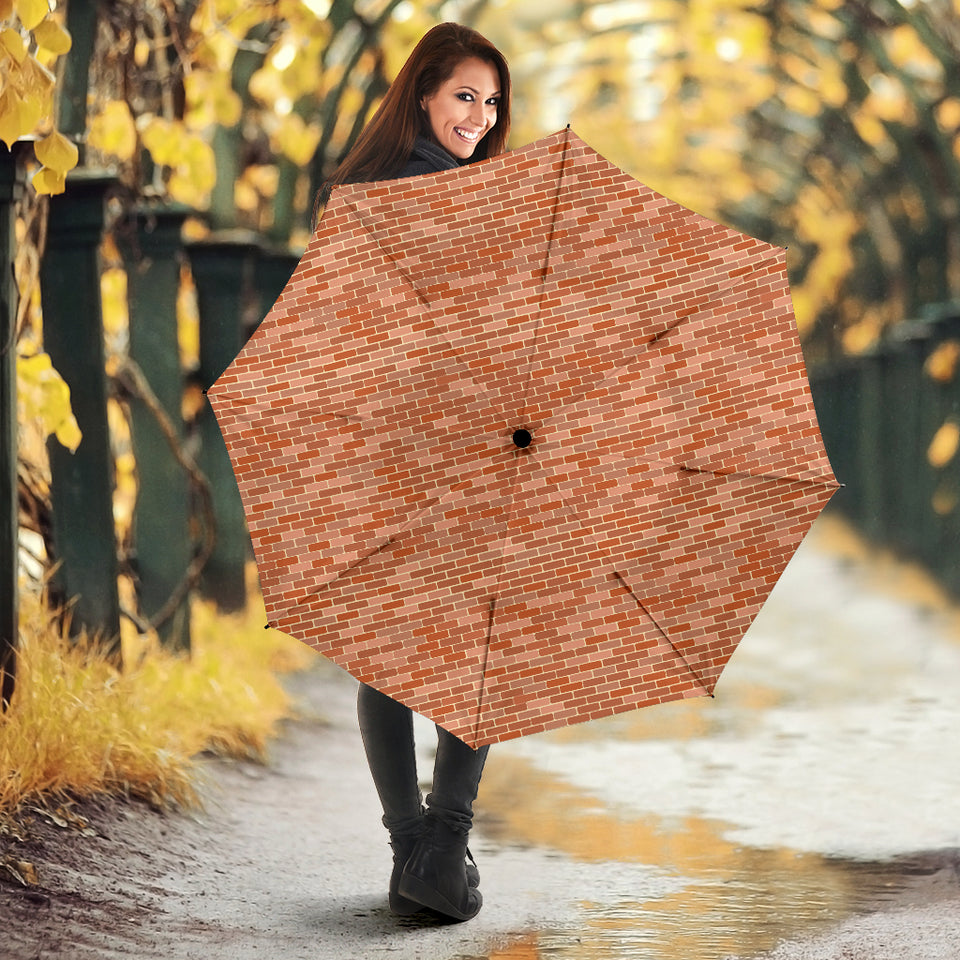 Brick Printed Pattern Print Design 02 Umbrella