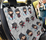 Cute Ninja Pattern Dog Car Seat Covers