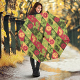 Cool Geometric Lime Pattern Umbrella