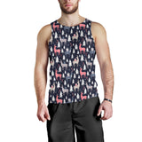 Deers Winter Christmas pattern Men Tank Top