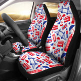 British Pattern Print Design 01 Universal Fit Car Seat Covers