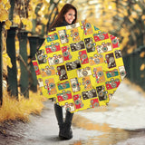 Camera Pattern Print Design 02 Umbrella
