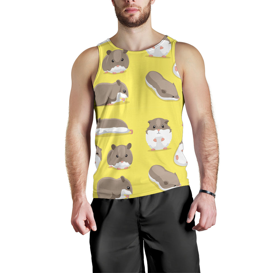 Cute Hamster pattern Men Tank Top