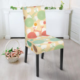 Bicycle Pattern Print Design 01 Dining Chair Slipcover