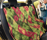 Cool Geometric Lime Pattern Dog Car Seat Covers