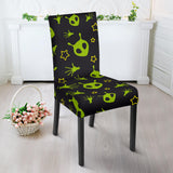 Alien Pattern Print Design 02 Dining Chair Slipcover