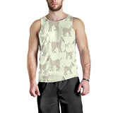 Little young goat pattern Men Tank Top
