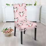 Cute Goat Pattern Dining Chair Slipcover