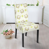 Cute Cartoon Frog Baby Pattern Dining Chair Slipcover