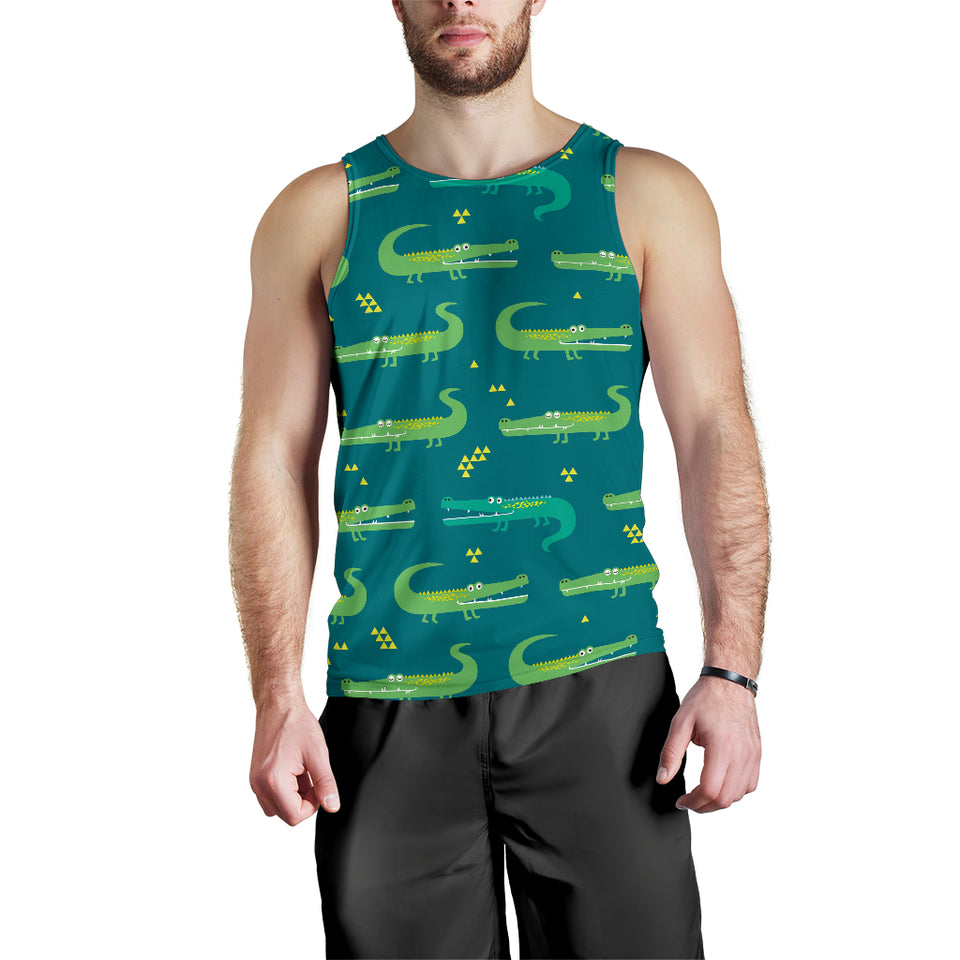 Crocodile pattern Men Tank Top