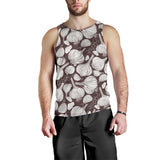 Garlic bulb dark background Men Tank Top