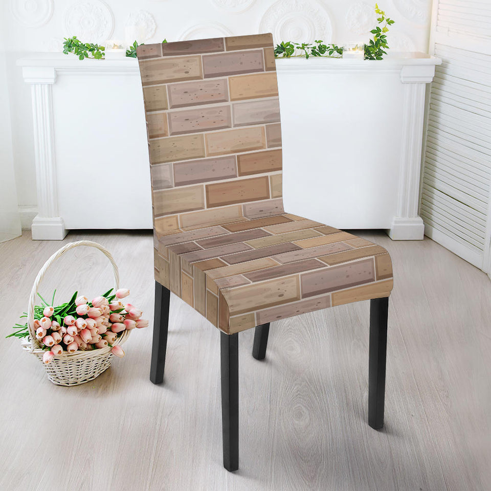 Brick Printed Pattern Print Design 01 Dining Chair Slipcover