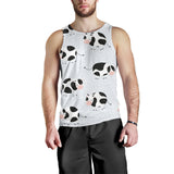 Cute cows pattern Men Tank Top