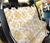Hand Drawn Onion Pattern Dog Car Seat Covers