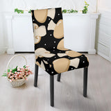 Champignon Mushroom Pattern Dining Chair Slipcover