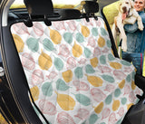 Colorful Onions White Background Dog Car Seat Covers