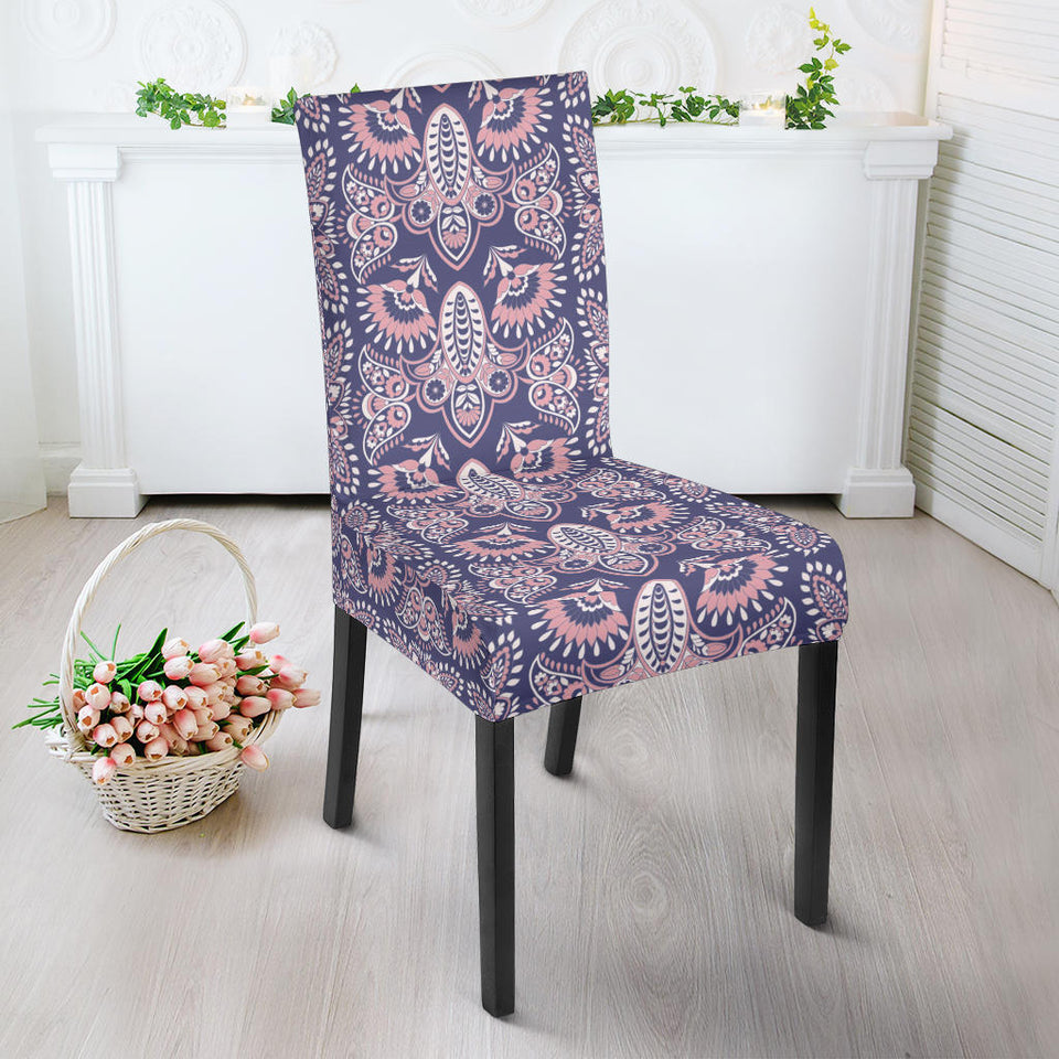 Indian Batik Style Pattern Dining Chair Slipcover