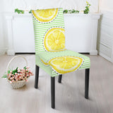 Slice Of Lemon Pattern Dining Chair Slipcover