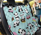 Cute Baby Panda Pattern Dog Car Seat Covers