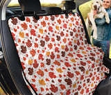 Colorful Maple Leaf Pattern Dog Car Seat Covers