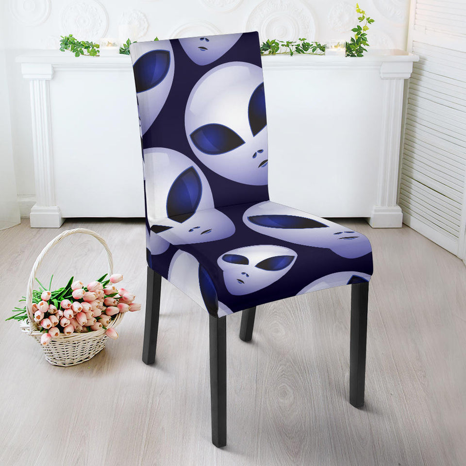 Alien Pattern Print Design 01 Dining Chair Slipcover
