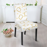Bread Toast Pattern Print Design 01 Dining Chair Slipcover