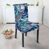Shell Design Pattern Dining Chair Slipcover
