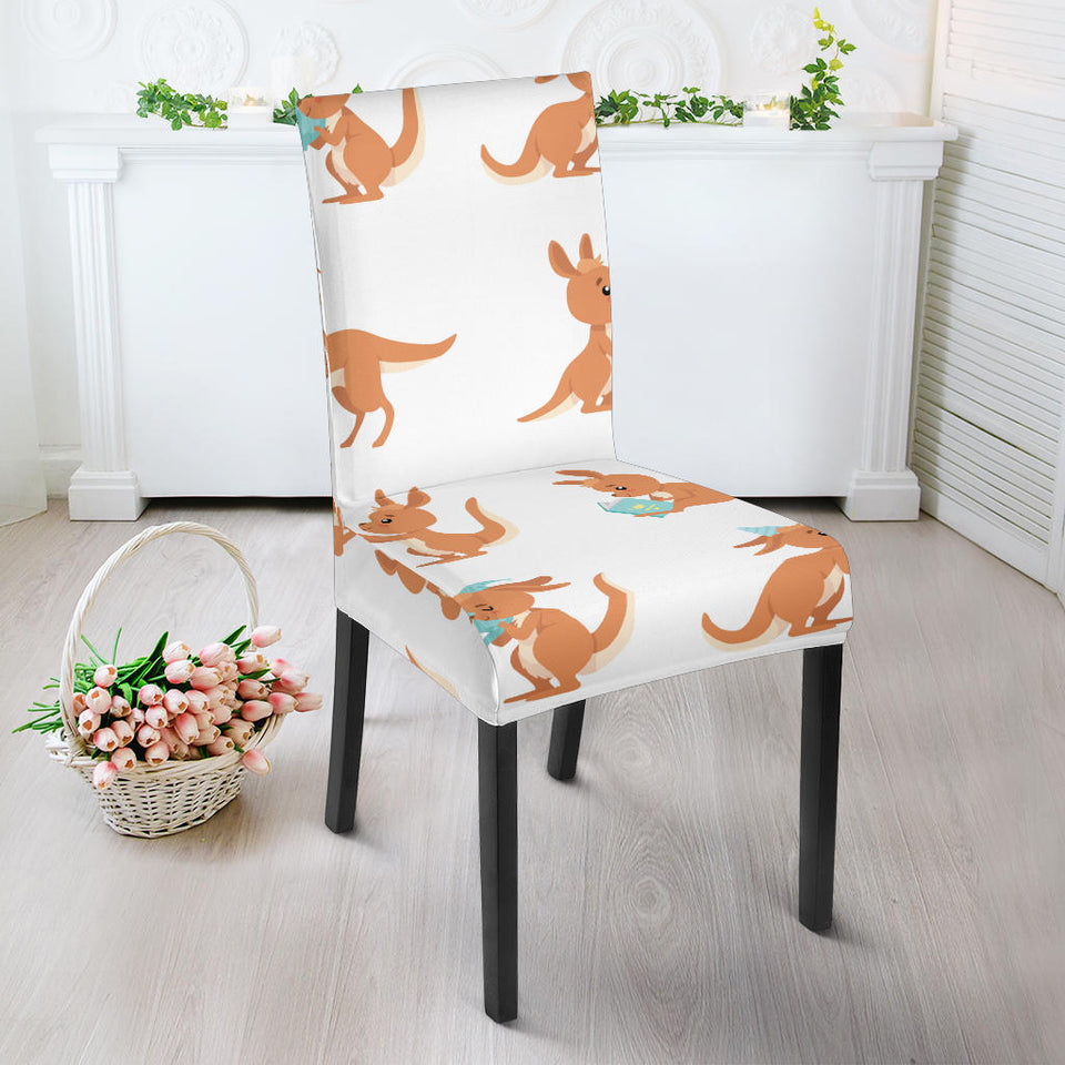 Cute Kangaroo Pattern Dining Chair Slipcover