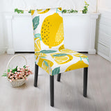 Lemon Design Pattern Dining Chair Slipcover