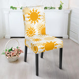 Sun Design Pattern Dining Chair Slipcover