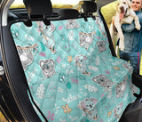 Cute Koalas Blue Background Pattern Dog Car Seat Covers