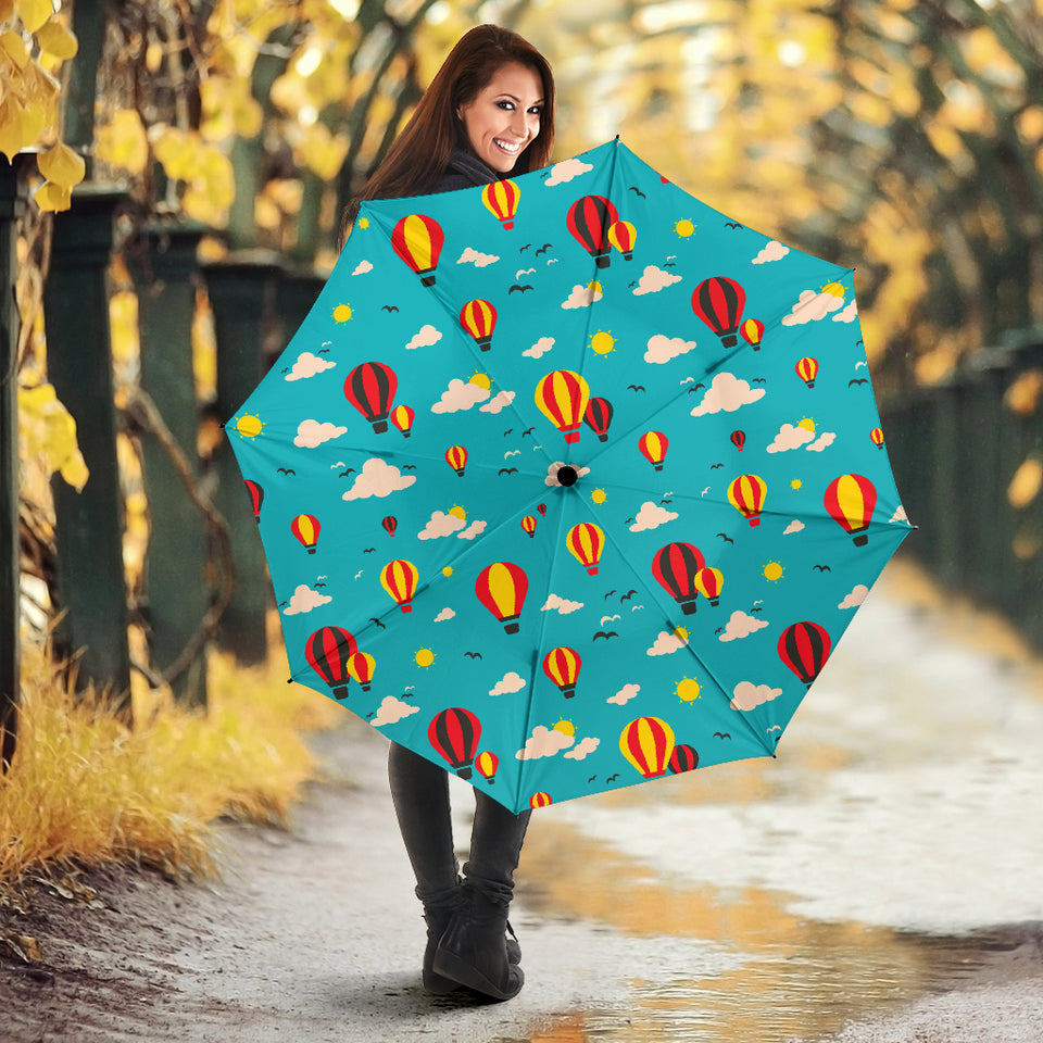 Hot Air Balloon Sky Pattern Umbrella