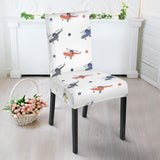 Cute Helicopter Star Pattern Dining Chair Slipcover