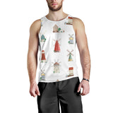 windmill design pattern Men Tank Top