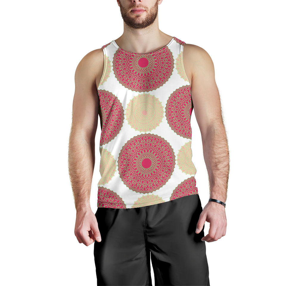 Circle indian pattern Men Tank Top